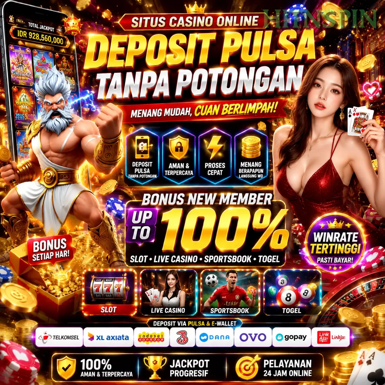 hitnspin Tutorial Pemain